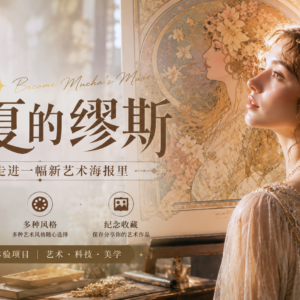 穆夏肖像生成 1 次